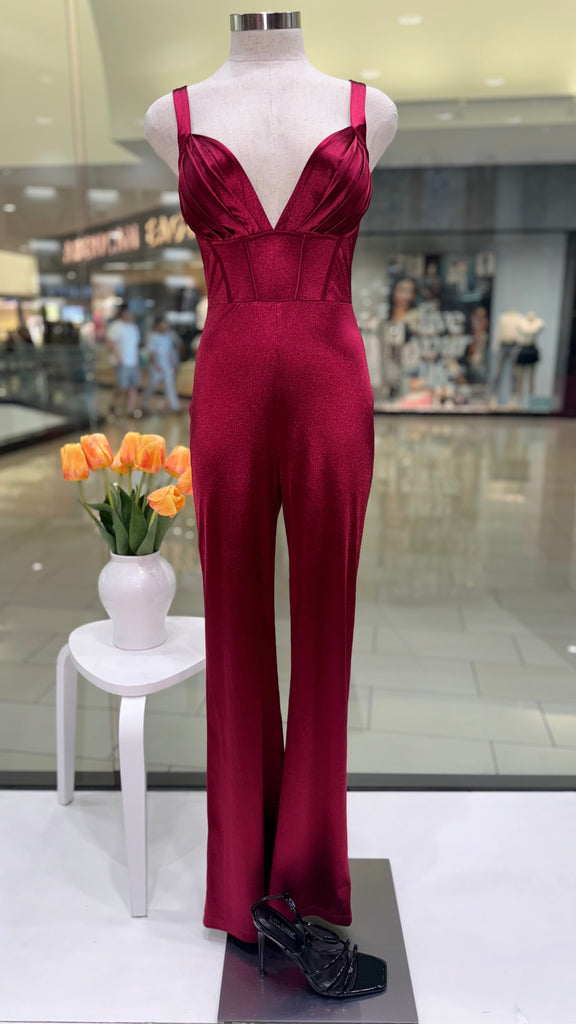 LUXE SATIN JUMPSUIT CS Clothing
