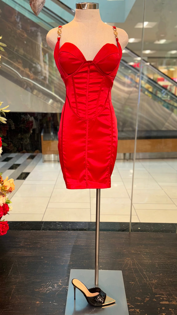 SELENA SATIN MINI DRESS | CS Clothing L.A.